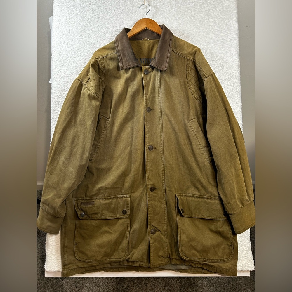 Vintage New River Upstream Olive Green Field Jacket